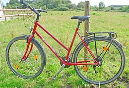 our Poison ladies bike in Tasmania