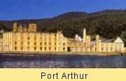 die ehemalige Gefangenen-Siedlung Port Arthur