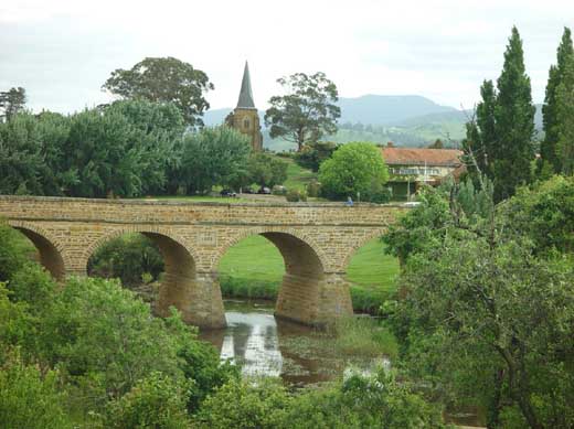 ber die historische Brücke in Richmond gelangen Sie leider nicht auf Ihrer Radtour durch Tasmanien